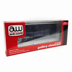 Auto World 6 Car Interlocking Collectible Display - Show Case for 1/64 Scale Cars