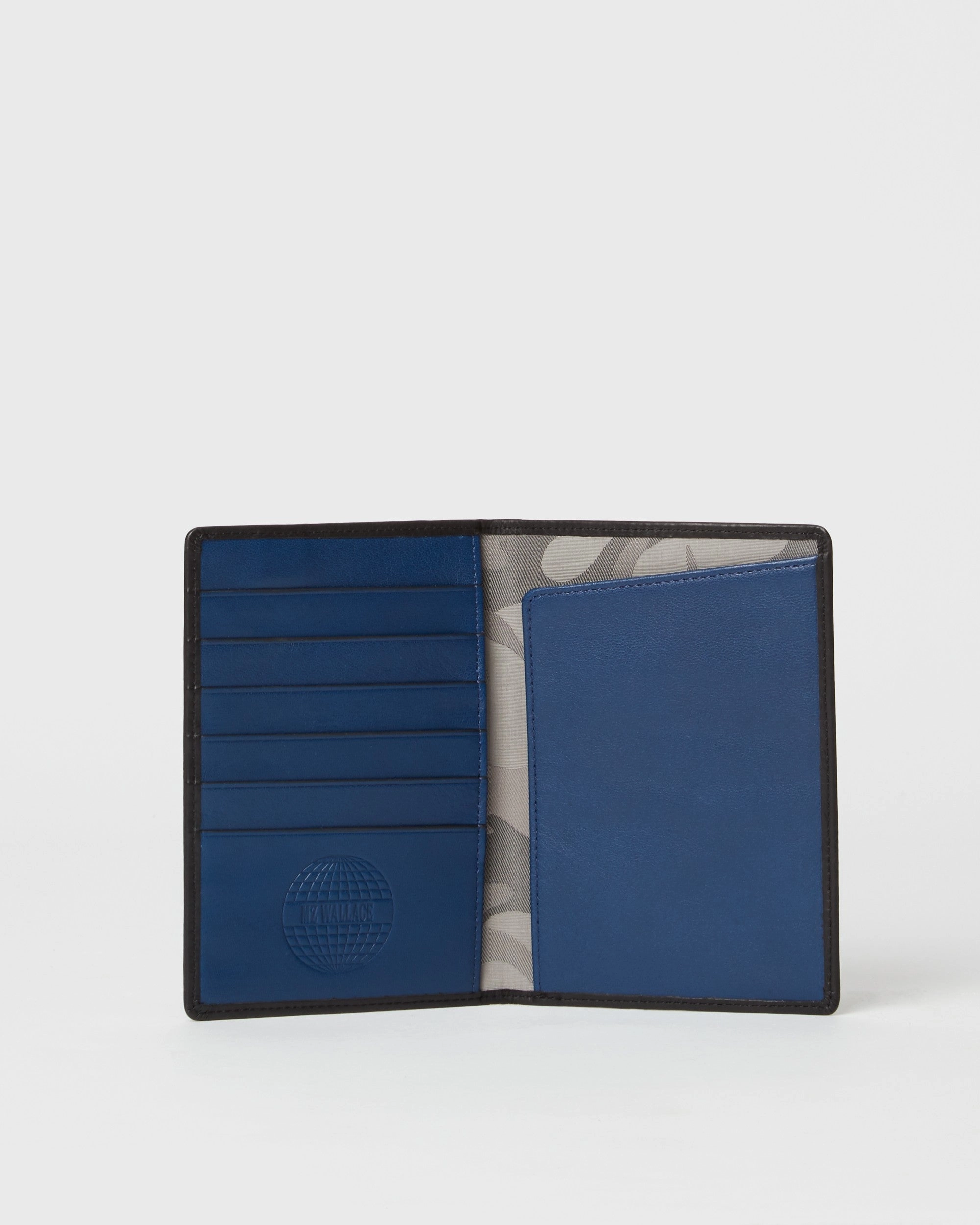 Black Seta Lux Owen Travel Wallet