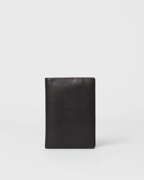 Black Seta Lux Owen Travel Wallet