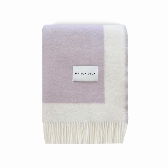 Colorblock Blanket No.1 - Purple